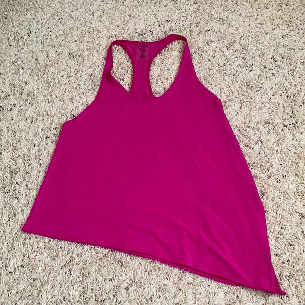 DYI Asymmetric Tank (bright pink)